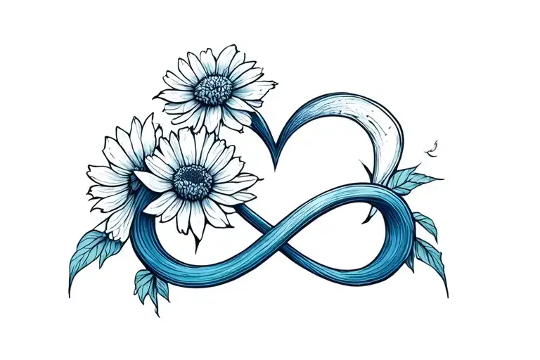 Heart Pusteblume Pen Infinity Sign