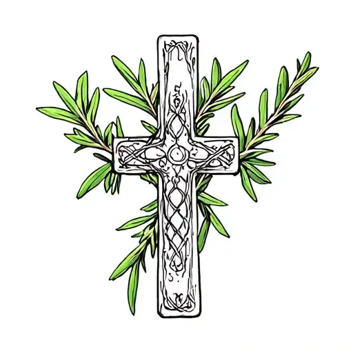 Rosemary Beads And Cross