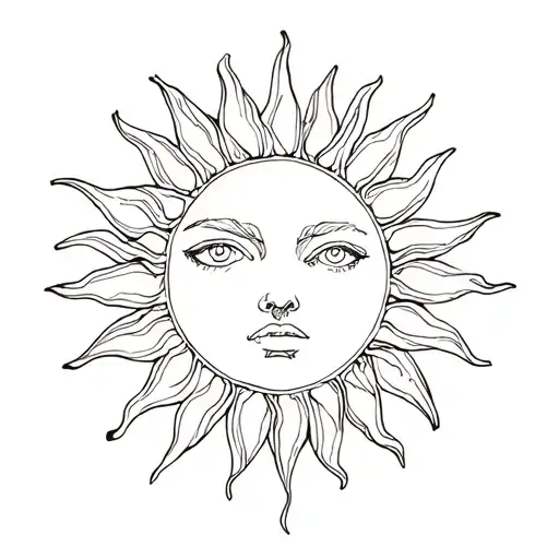 Formline Art Sun