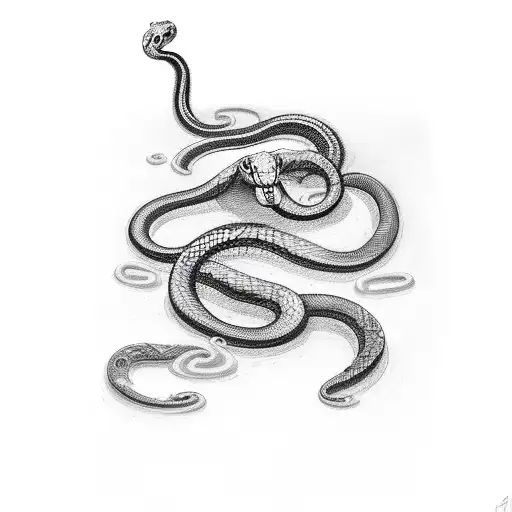 Snake With The Word Oj Somewhere