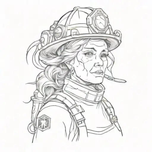 Something To Remind Me Of My Grandma Who Was A Female Firefighter