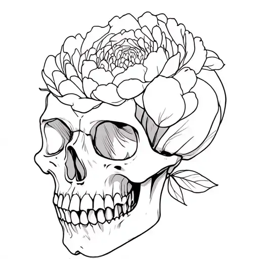 Peony Skull
