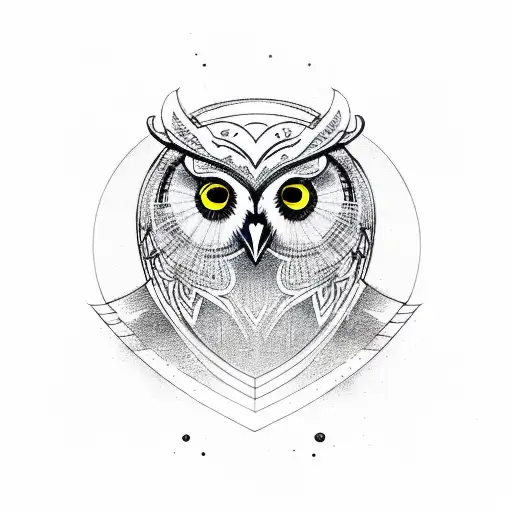Owl Viking Runes