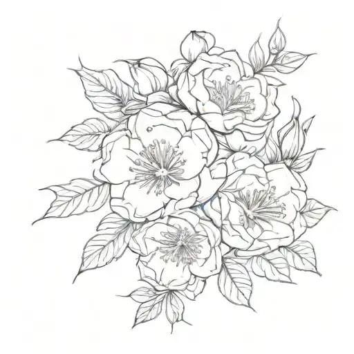 Birth Flowers Intertwined