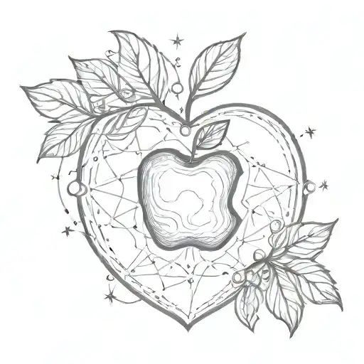 Apple And Star Sign