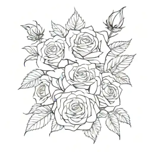 Name With Roses Fine