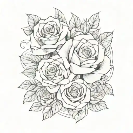 Name With Roses Fine