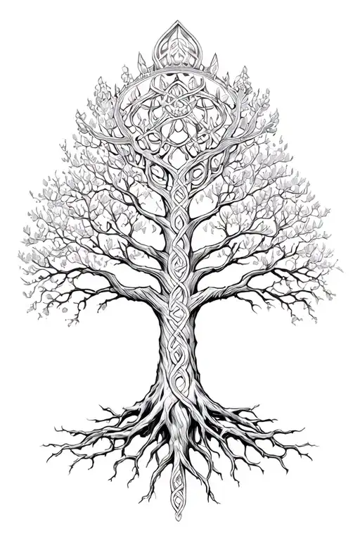 Tree With Strong Crown Celtic