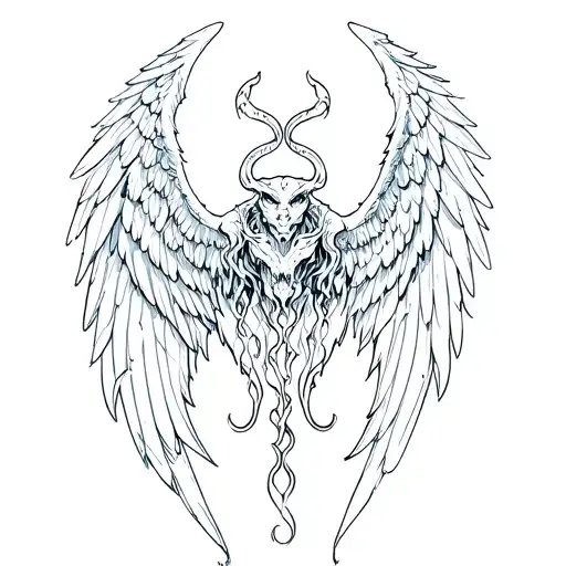 Demon And Angel Wings