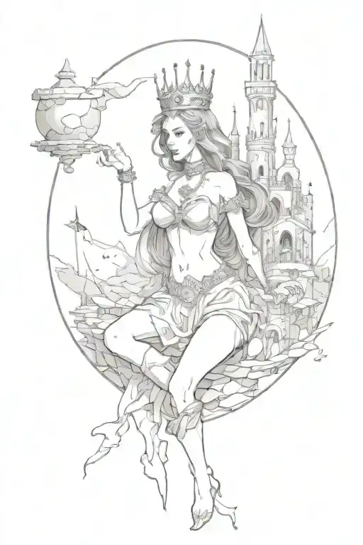 I'm Queen Of Sandcastles He Destroys