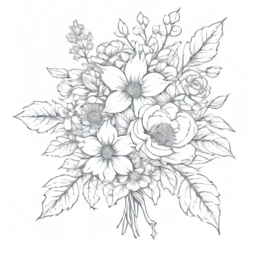 Birth Month Flower Bouquet