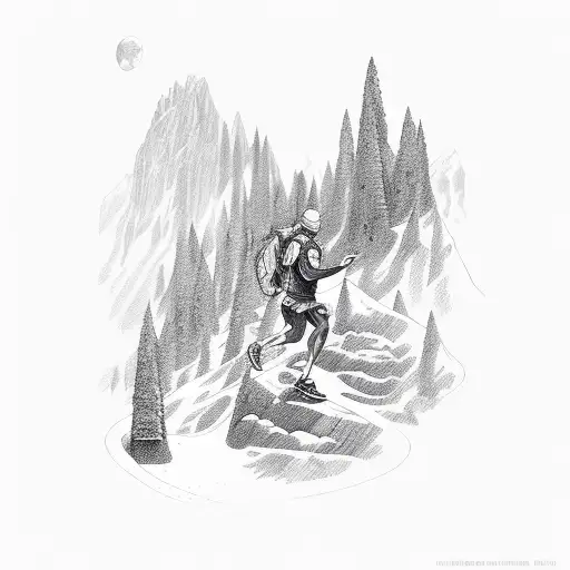 Runner In The Mountain