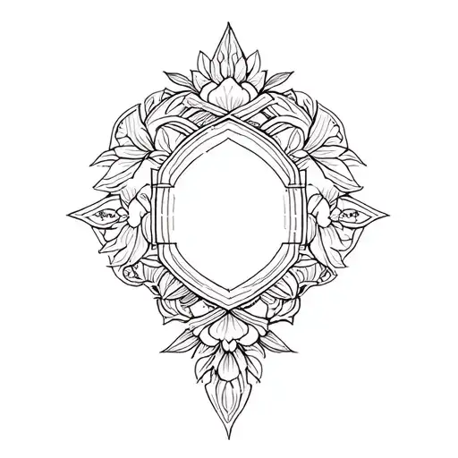 Bold Tribal Centerpieceelegant Cosmic Symmetrysoft Natural Floral Framing