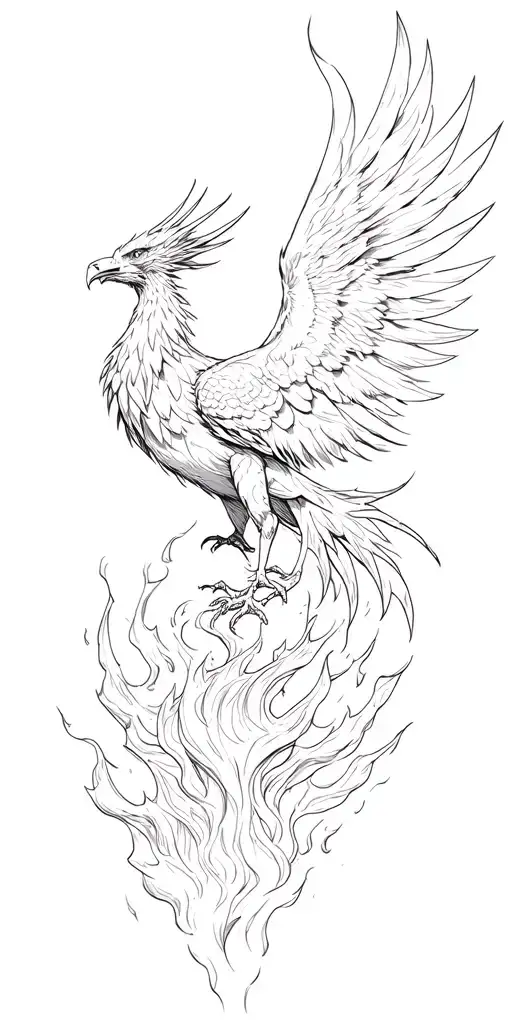 Phoenix Rising From Ashes