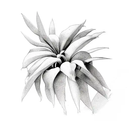 Flora On Scroll With Palms 23 Verse