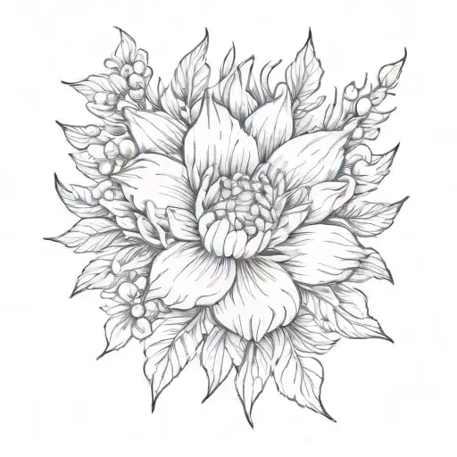 Chrysanthemum Larkspur Flower