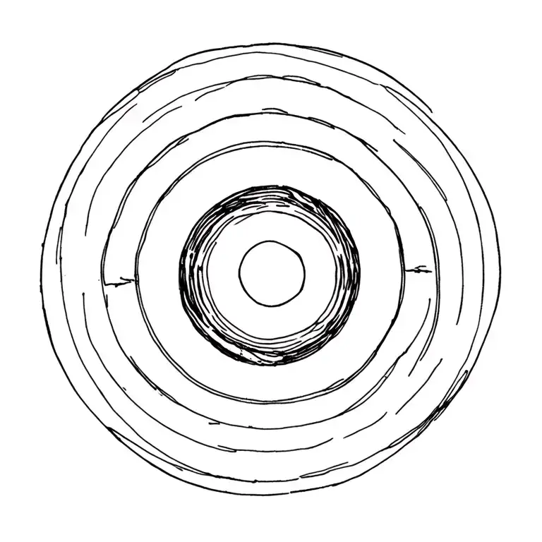 Bullseye As The Center Of A Bull's Eye