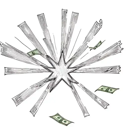 Arizona Flag And Money Falling