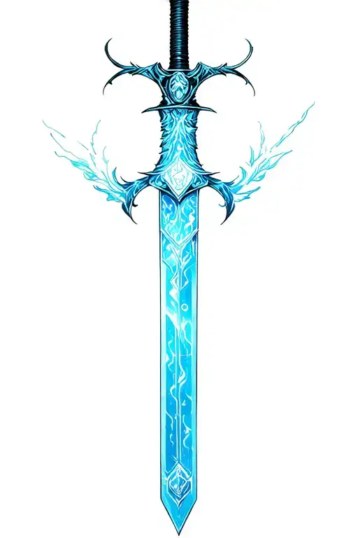 Cyber Sigilism Style Sword