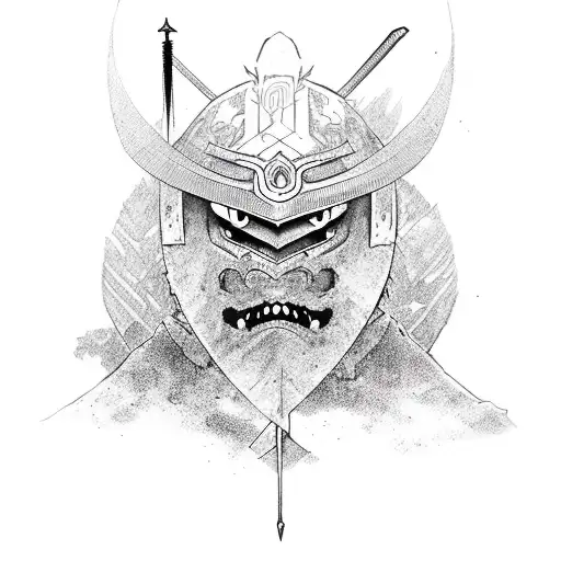 Katana With Word Warrior