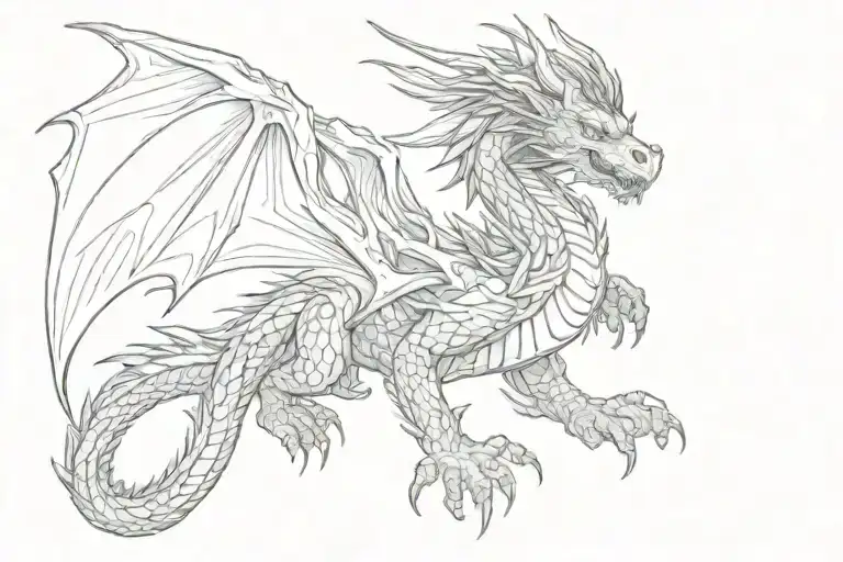 Dragon With Wings