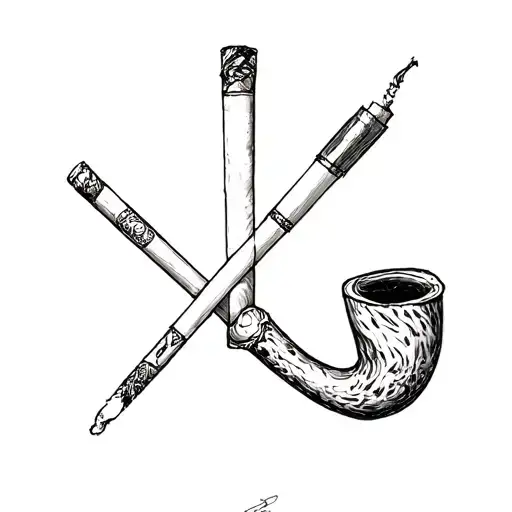 One Sigarette And One Pipe