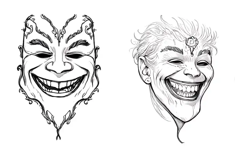 Laugh Now Cry Later Mask