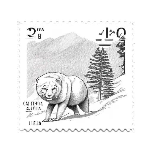 Postage Stamp California Summer