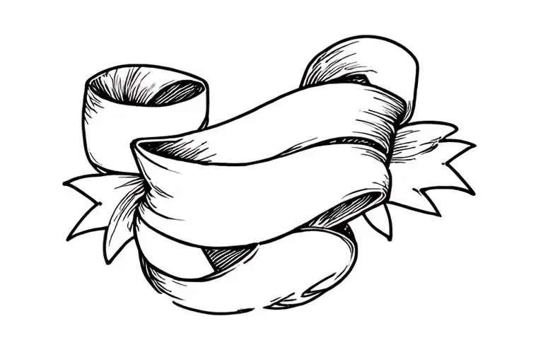 Banner Ribbon Across