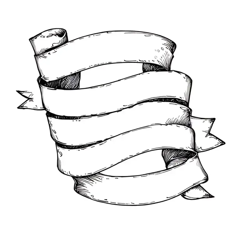 Banner Ribbon Across