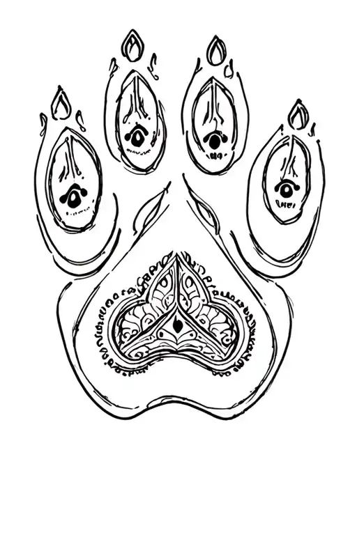 Dog Paw Print