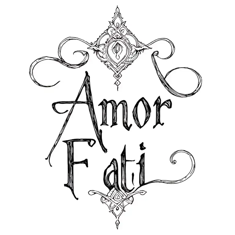 Amor Fati Inscription