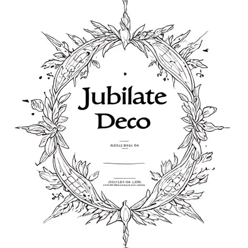 The Words Jubilate Deo Which Mean Rejoice In The Lord And Come Before Him With Song With Music