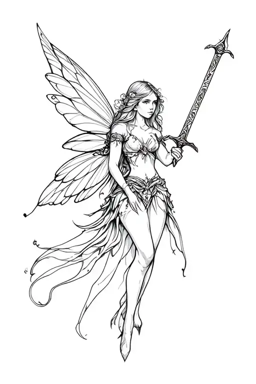 Fairy With Sword
