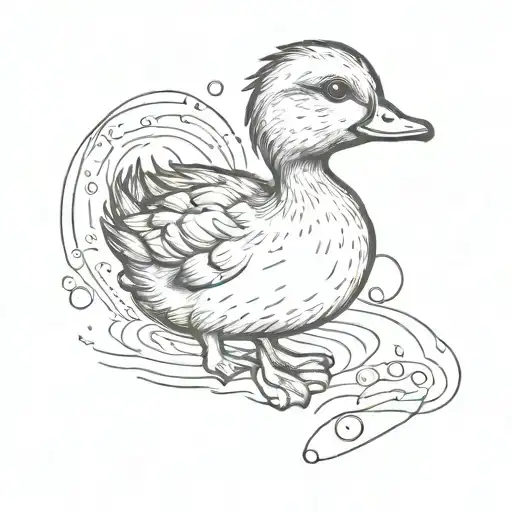 Baby Duckling With Semi Colon