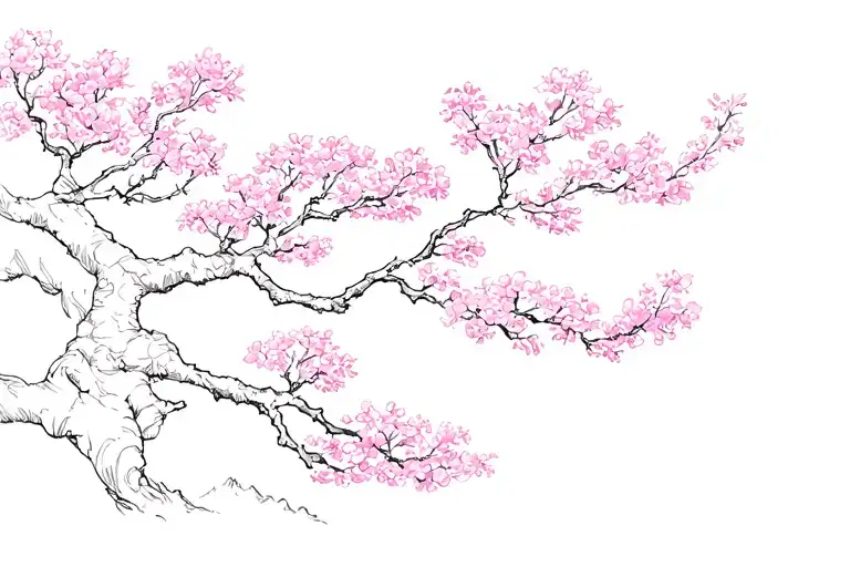 Japanese Blossom Tree Growing