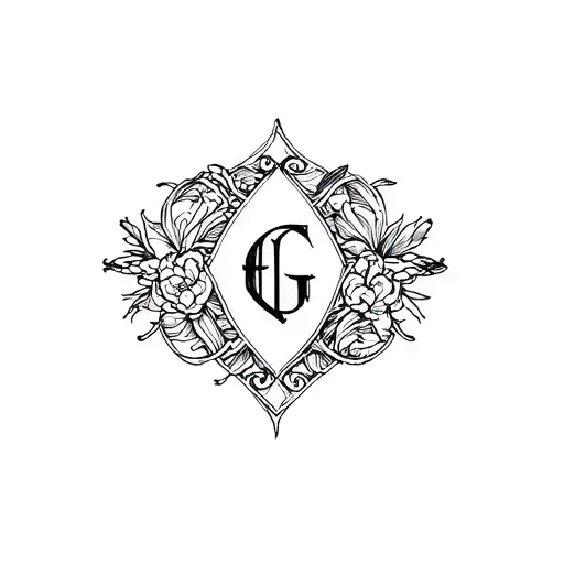 Gabriel Tattoo Monogram