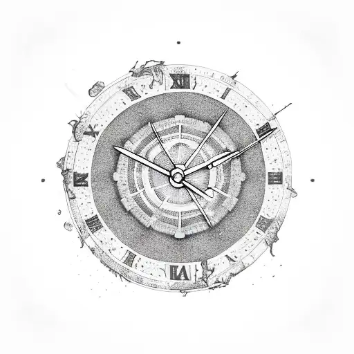 Shattered Clock Face