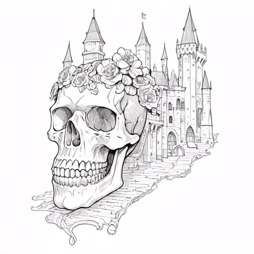Skull And Castle