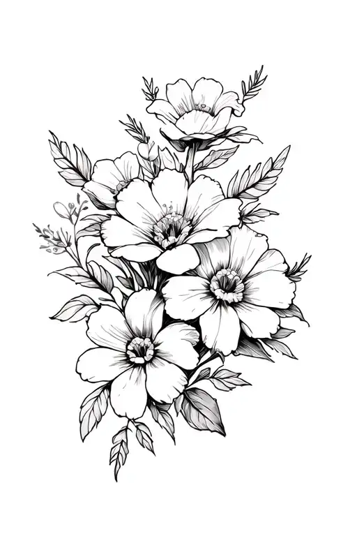 Flowers Or Inscription