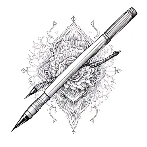 Bad Inspired Pen Surrounded