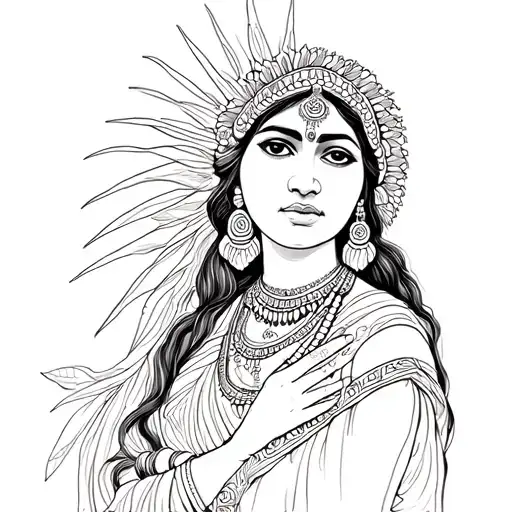 Mother Indian Woman