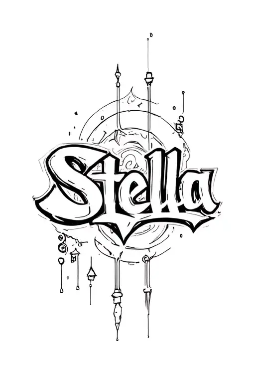Graffiti Name Stella