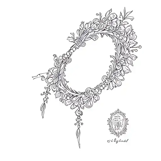 Garter Band Elegantly Encircling