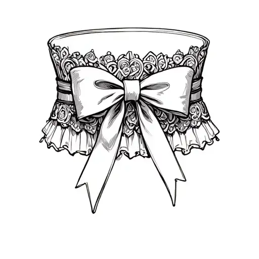 Garter With Bow