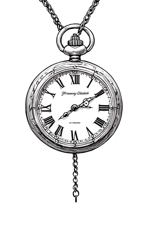 A Pocket Watch With Jail Bars And Freedom