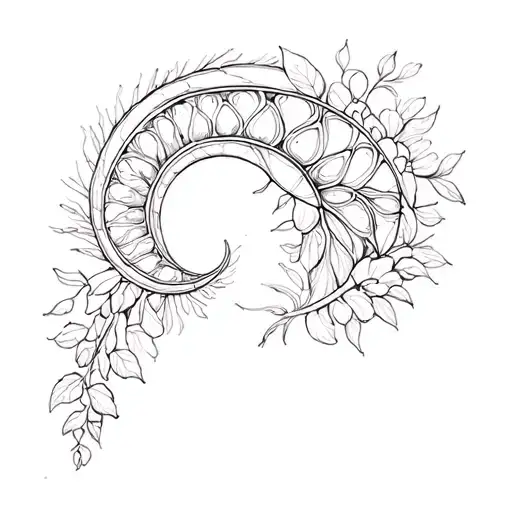 Fibonacci Natur Sleeve