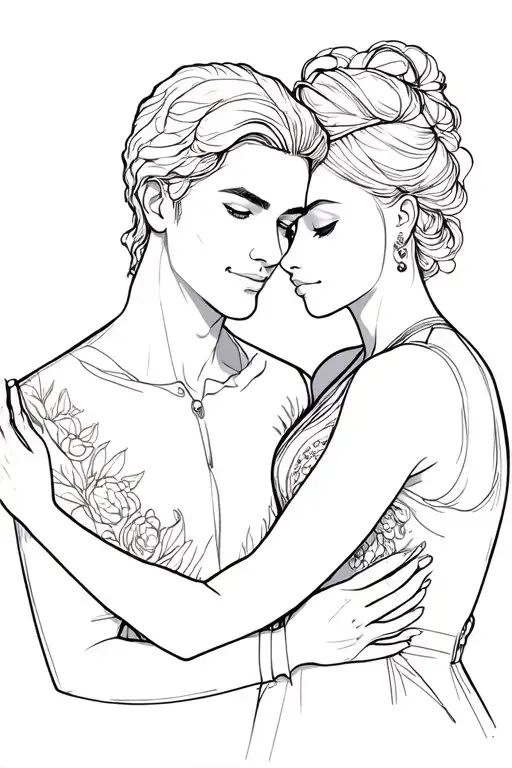 Son And Wife Design Featuring