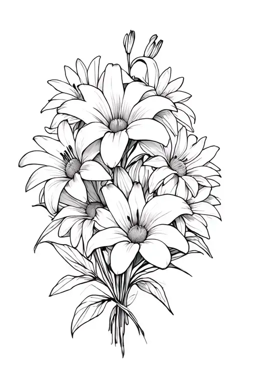 Lily And Daisy Bouquet