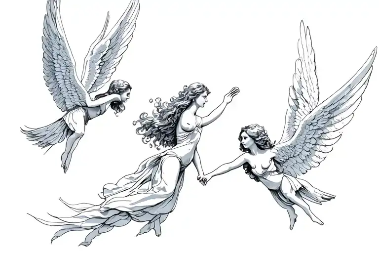 3 Angels Flying